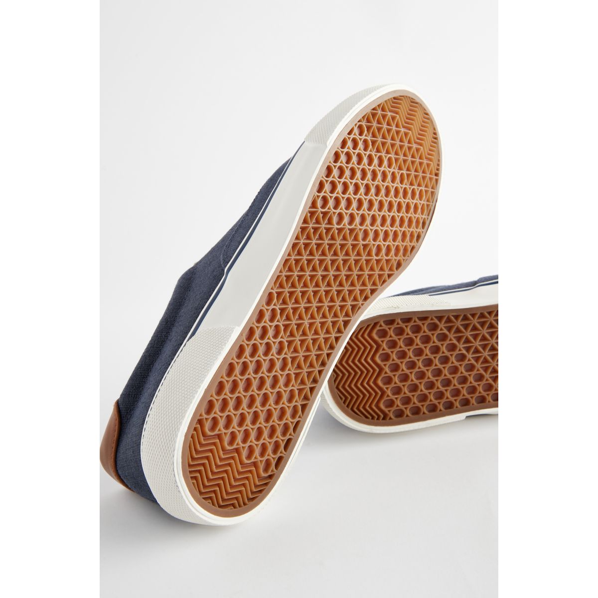 Tennis classiques en toile coupe classique bleu marine, NEXT