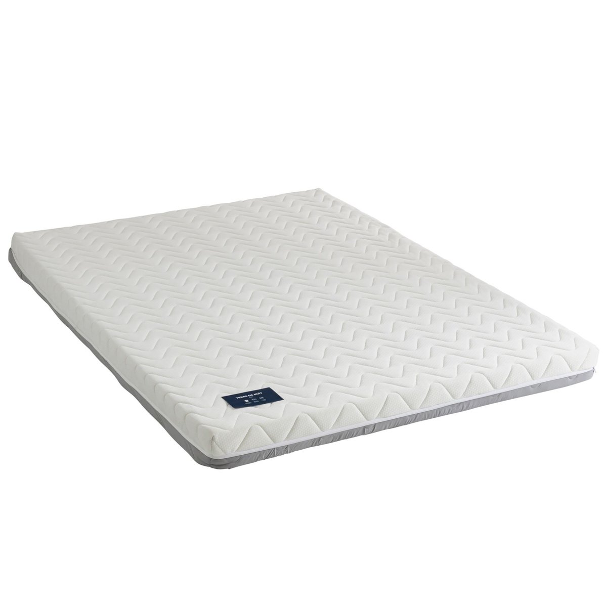 Matelas mémoire de forme 12 cm Infini couleur unique, TERRE DE NUIT