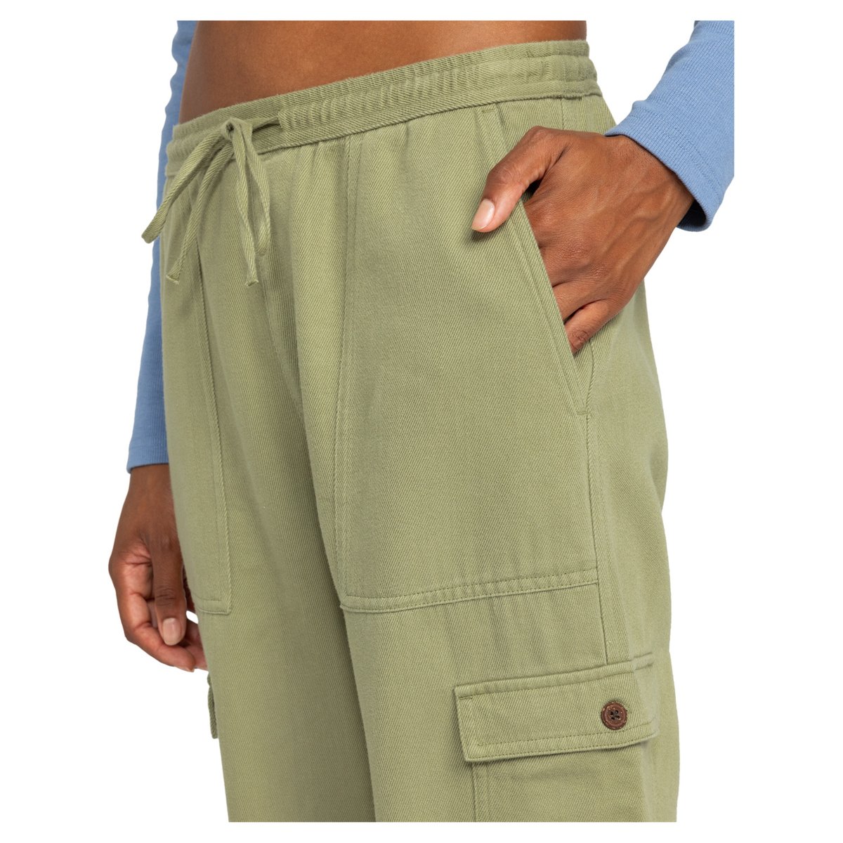 Pantalon Cargo PRECIOUS. vert oil green, ROXY