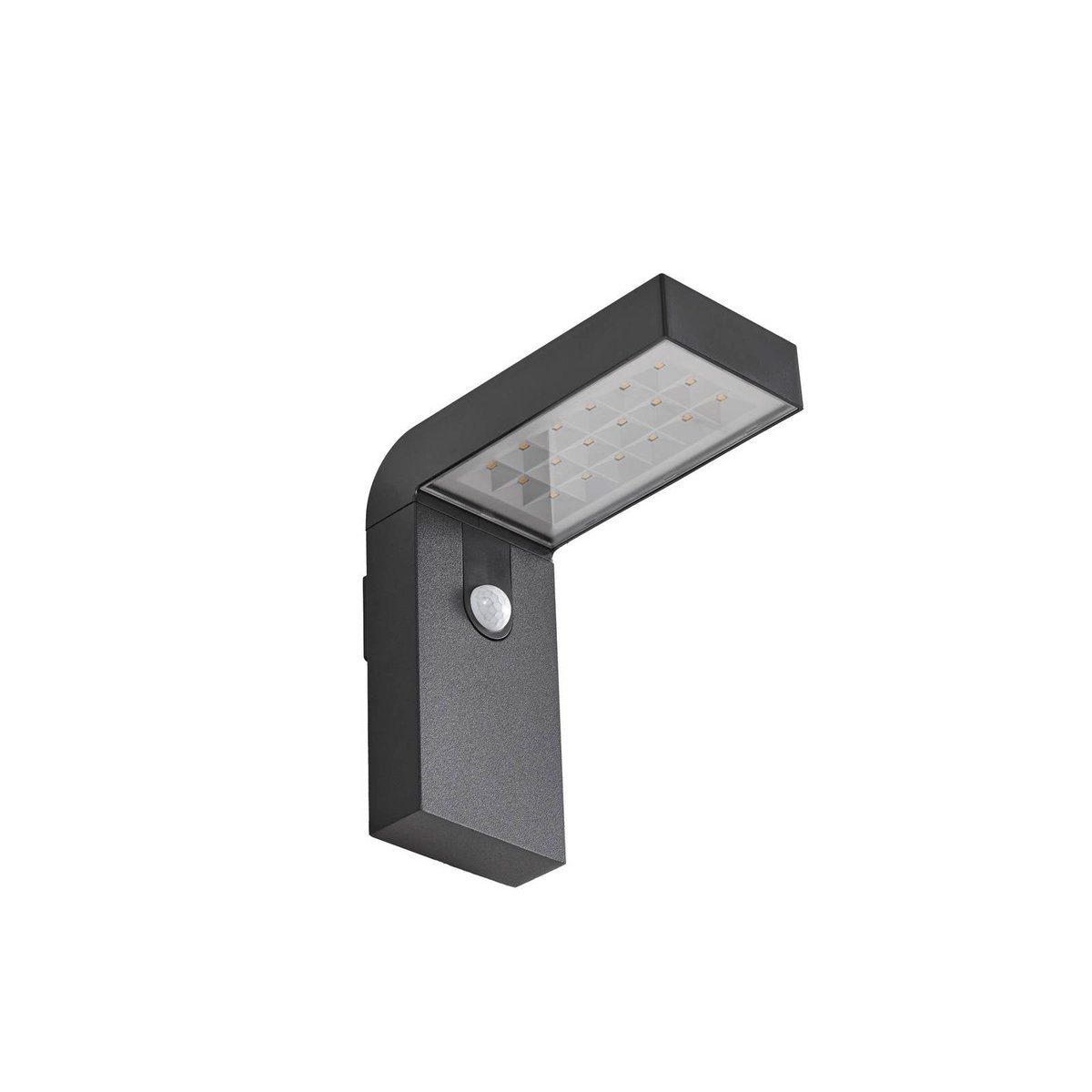 Applique extérieure en aluminiumLED, Aurino noir, transparent, PRIOS