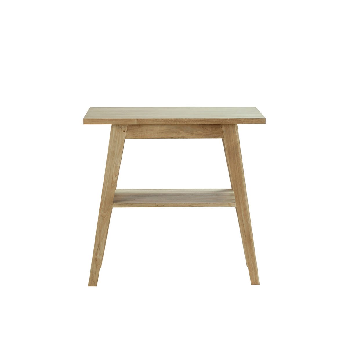 Meuble de salle de bain en teck massif 80 cm SARA naturel, BERAH GETAH