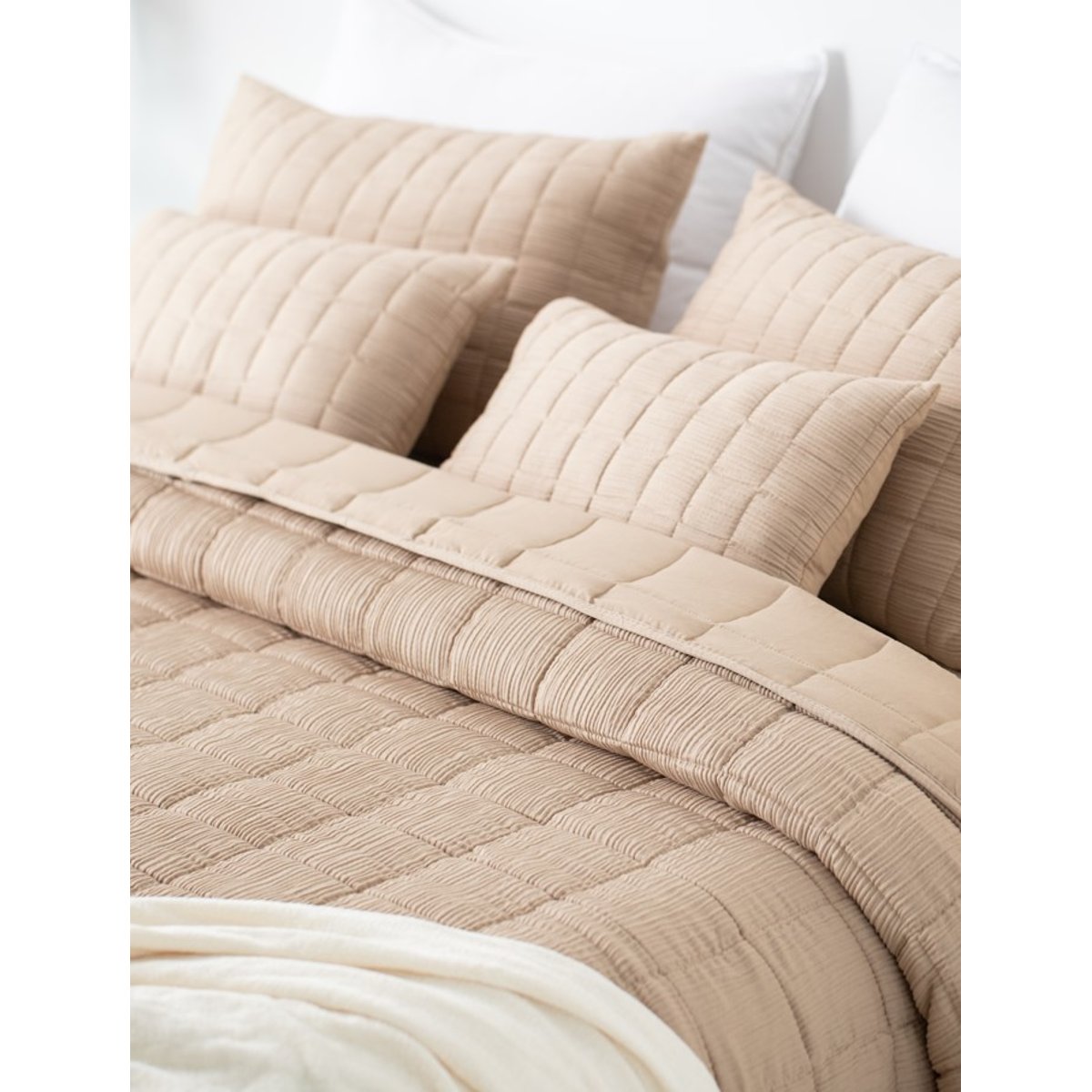 Coussin Reza beige, DUTCH DECOR