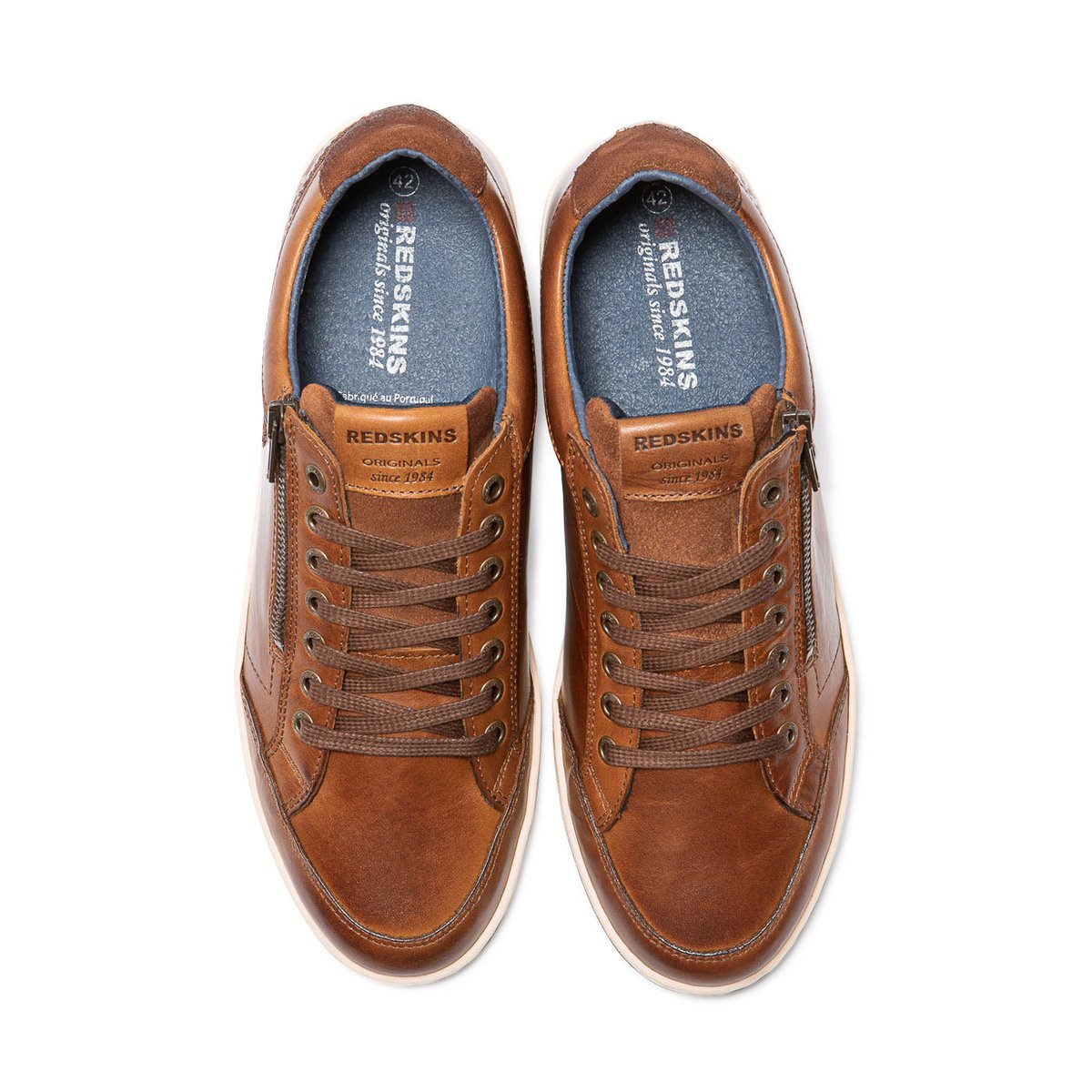 SAPHIR COGNAC+ECRU cognac+marine, REDSKINS