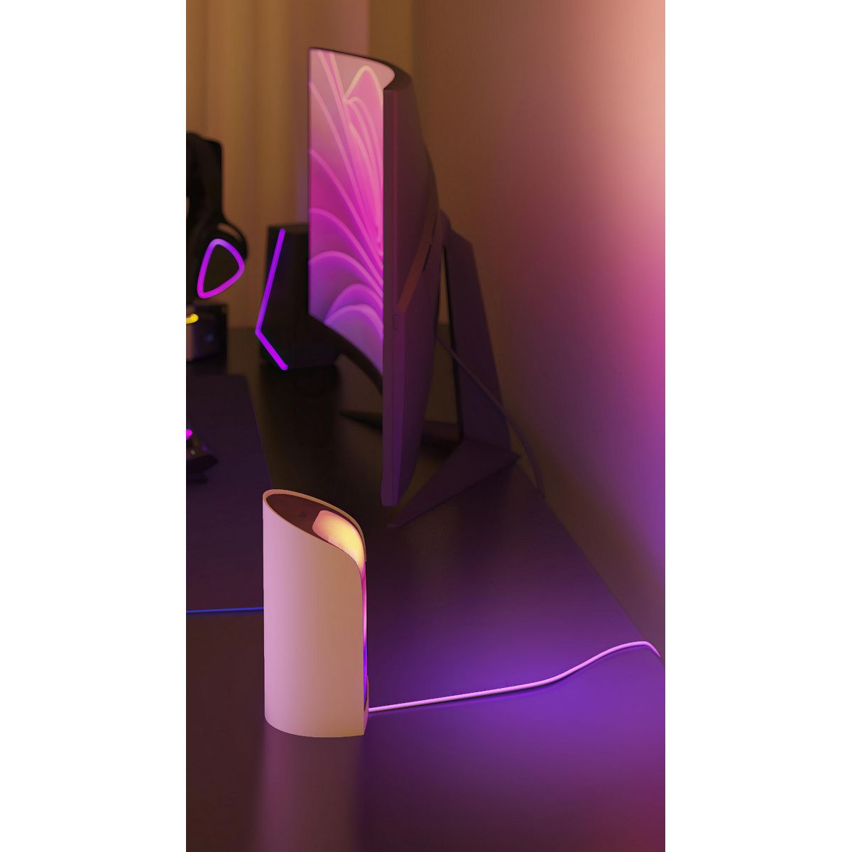 Lampe connectée Play Wall washer Blanc x2 White&Color gr couleur unique, PHILIPS HUE