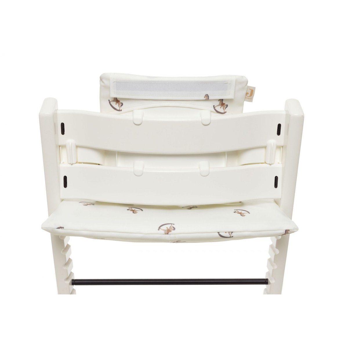 Assise pour chaise haute Stokke ecru, maron, JOLLEIN