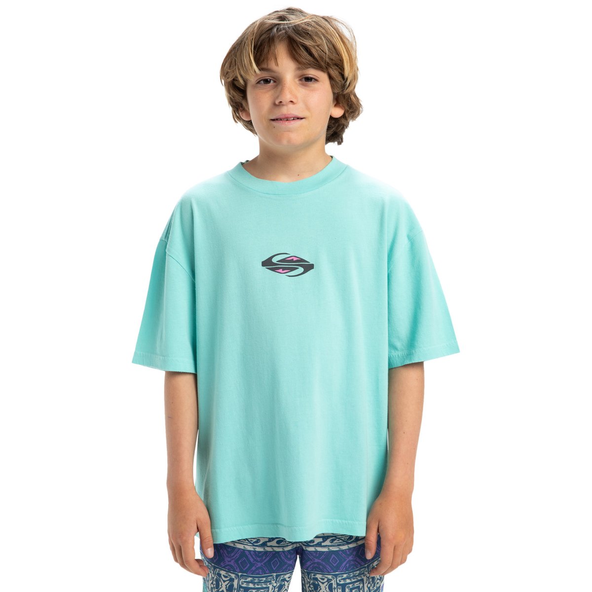 T-shirt à manches courtes GLOBAL HEAT bleu aqua sky, QUIKSILVER