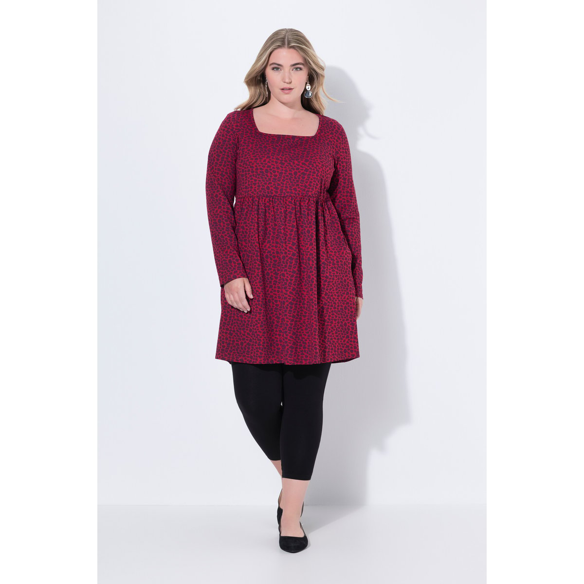 T-shirt long rouge rubis, ULLA POPKEN