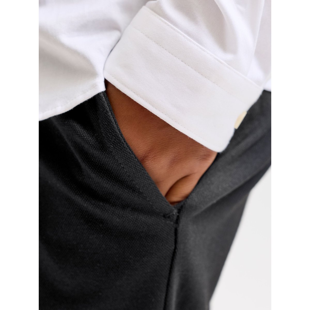 Pantalon Chino black 1, JACK & JONES JUNIOR