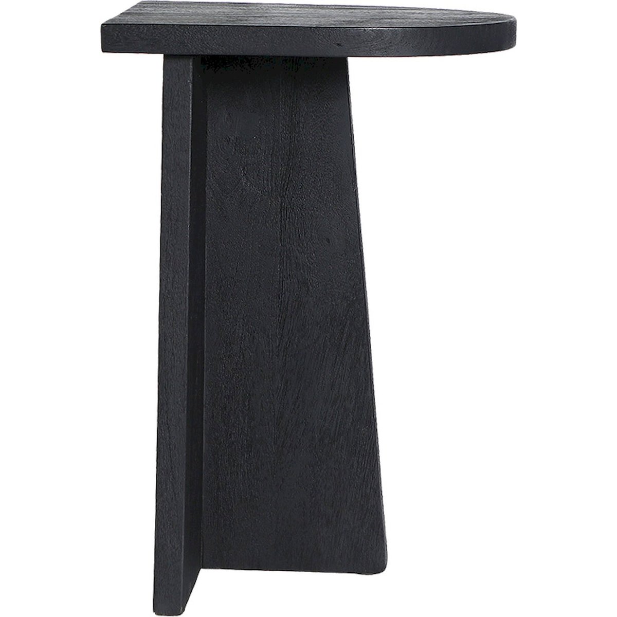 Table d'appoint bois collection VACIO noir, RECOLLECTION