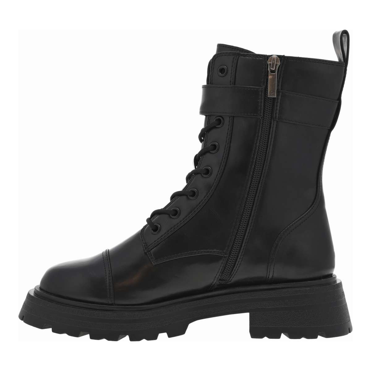 Bottine plate noir, TAMARIS