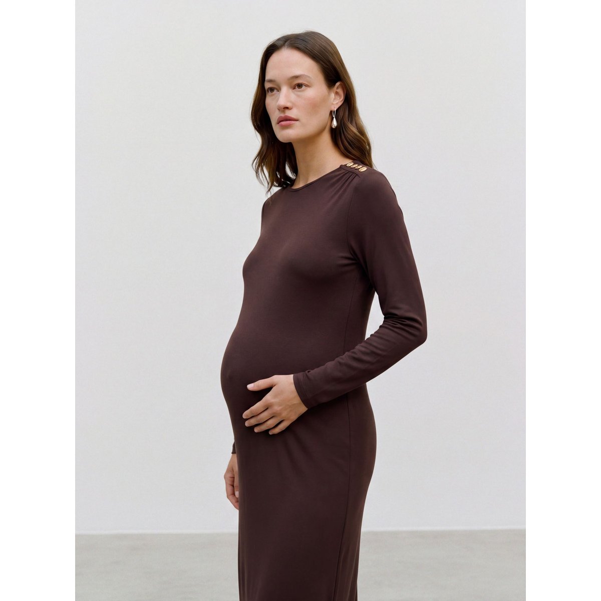 Robe marron - chocolate torte, VERO MODA