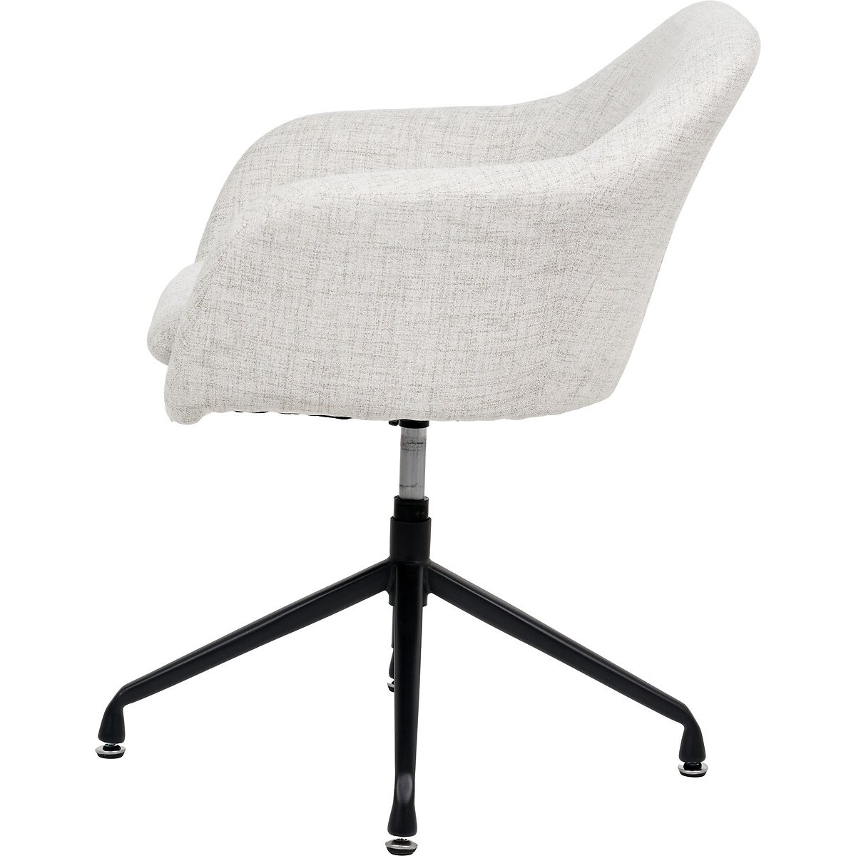 Rosetti Linen Swivel Height-Adjustable Office Chair raw linen, ÉDITÉ