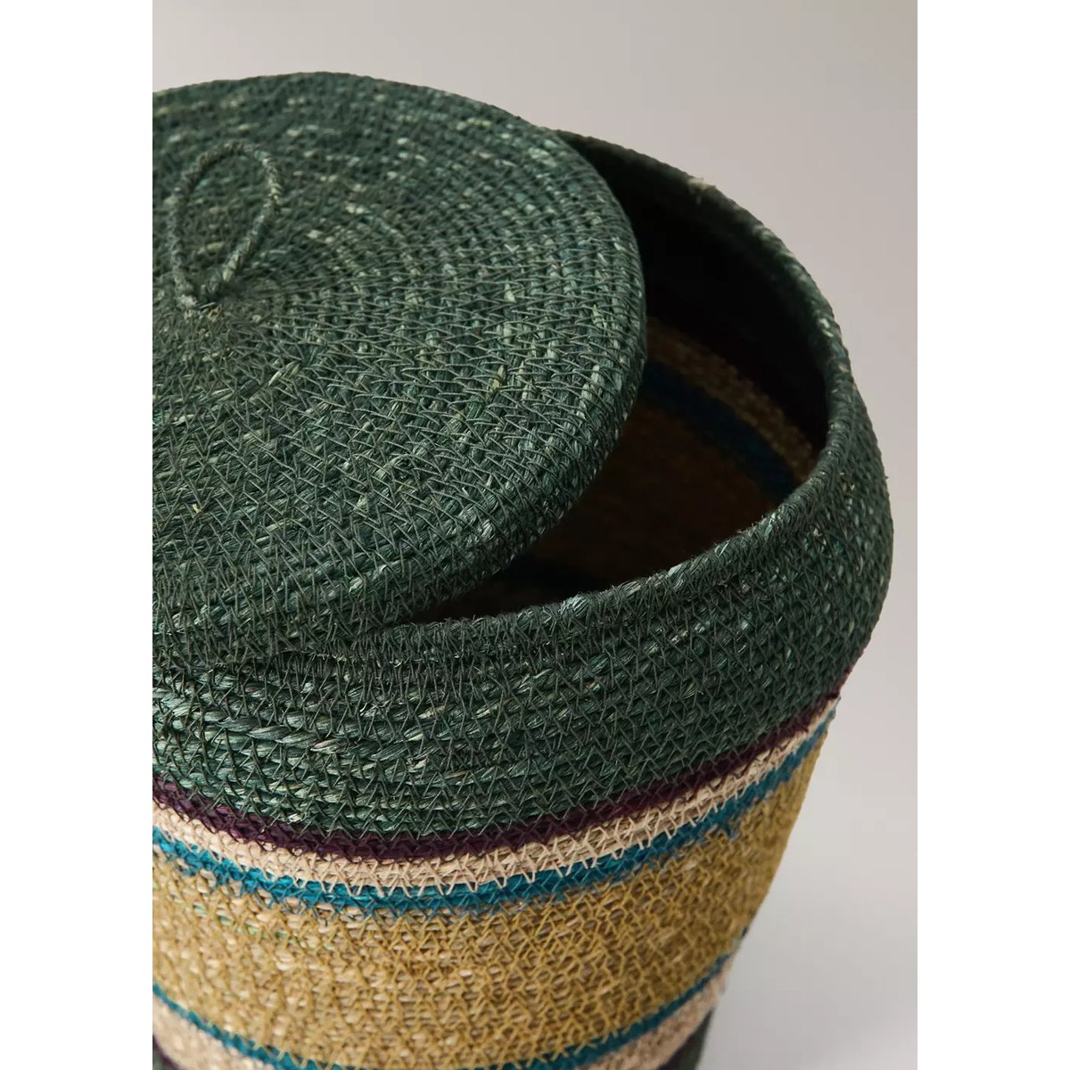 Boîte en algues multicolores vert, MANGO HOME