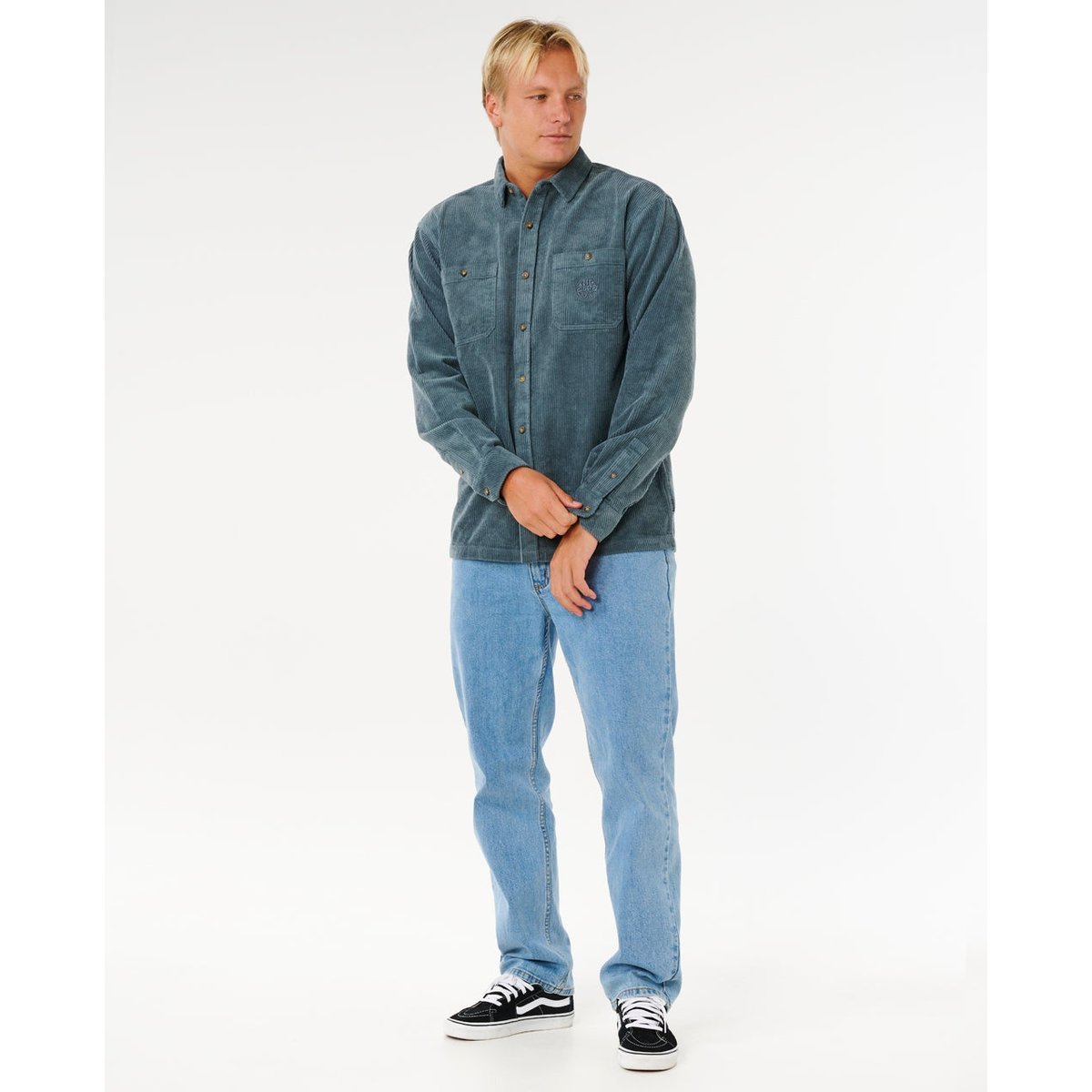 Chemise PREMIUM SURFCord manches longues nuit de pin, RIP CURL