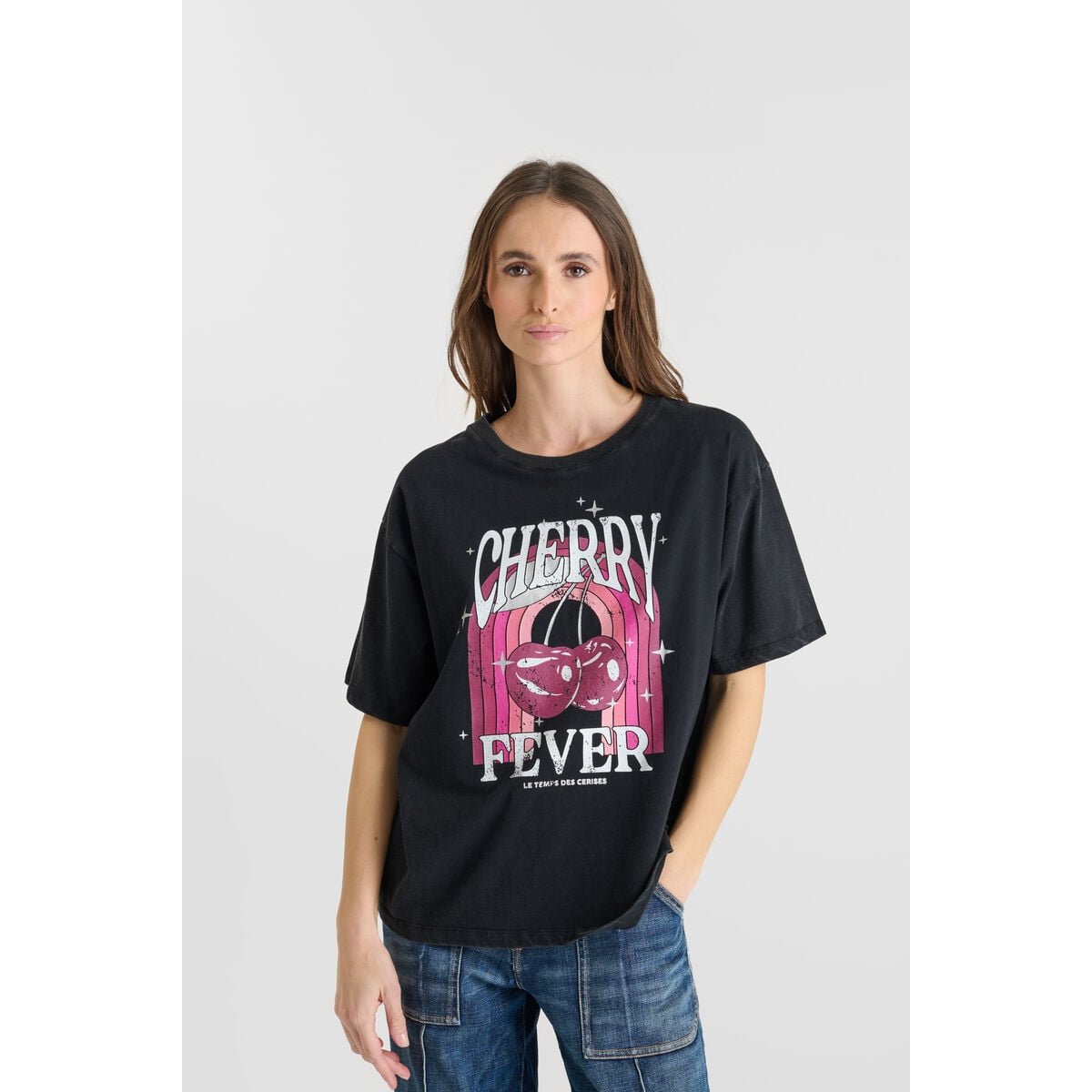 Tee-Shirt ROSALIA black, LE TEMPS DES CERISES