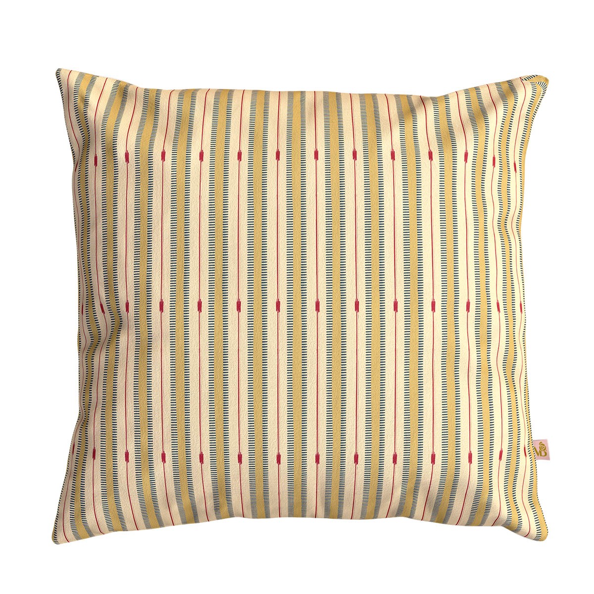 Housse de coussin extérieur VICTOR jaune, VENT DE BOHÈME