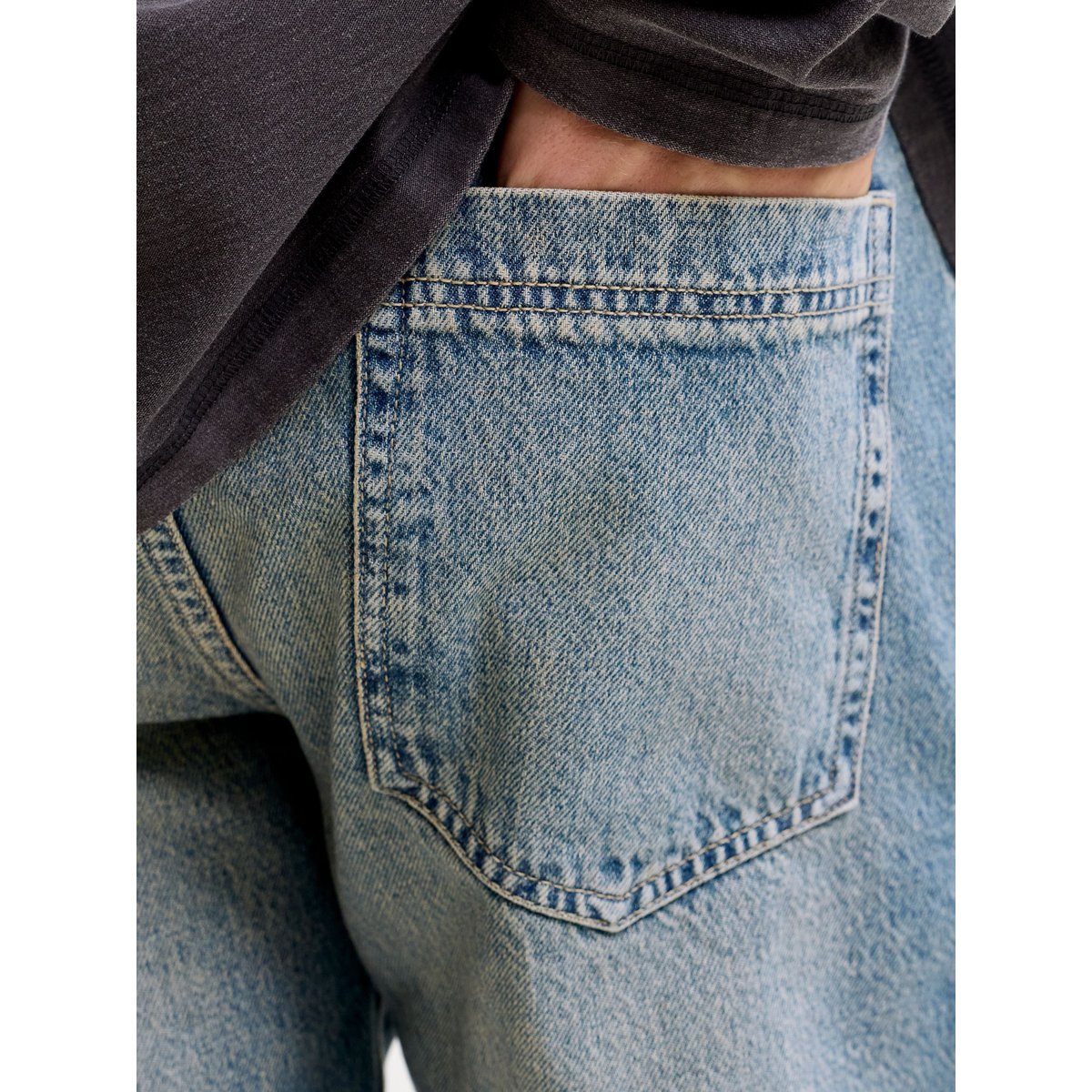Jean À Coupe Ample blue denim, JACK & JONES