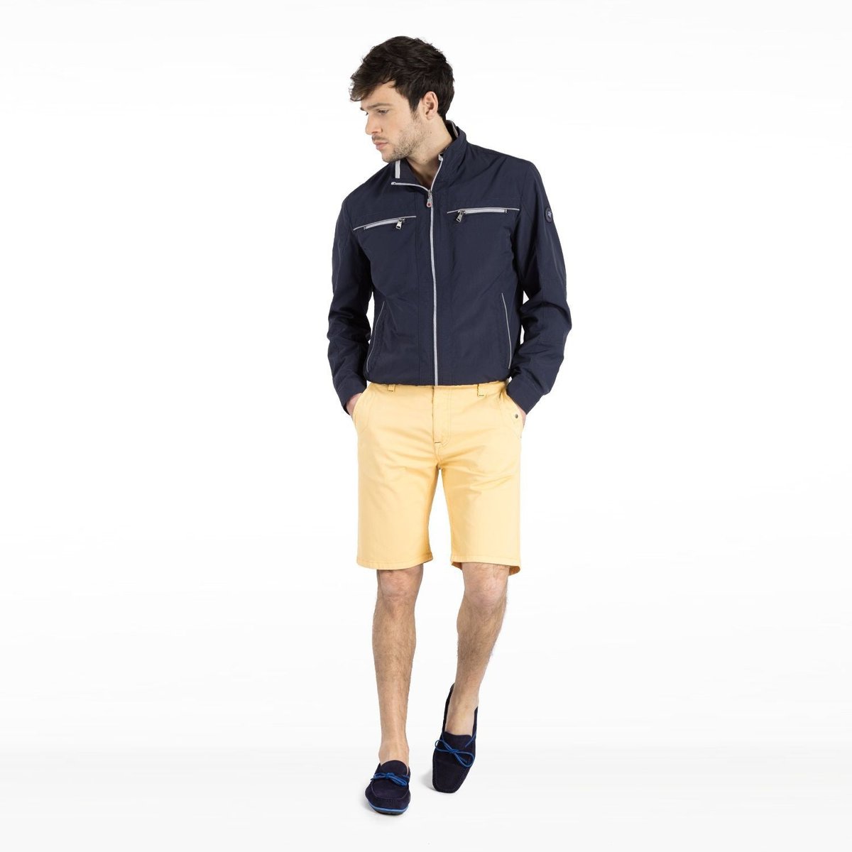 Bermuda class coupe droite jaune, SHILTON