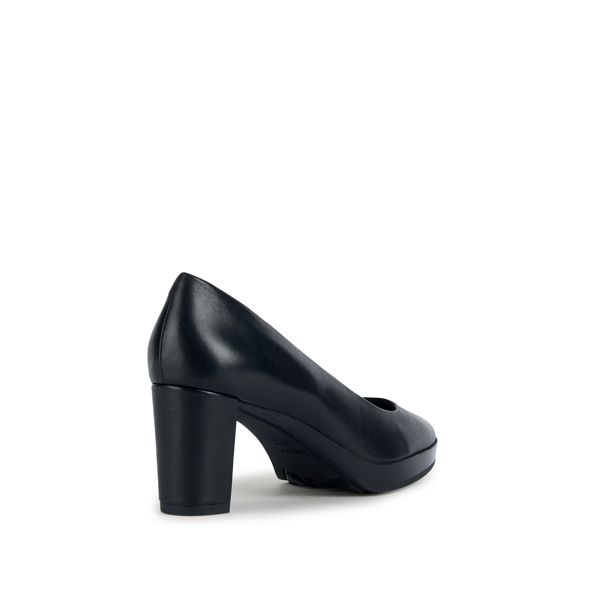 Walk Pleasure Comfortable Heels in Leather black, GEOX