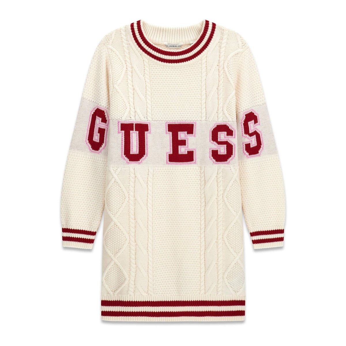 Robe En Mélange De Laine crème, GUESS KIDS