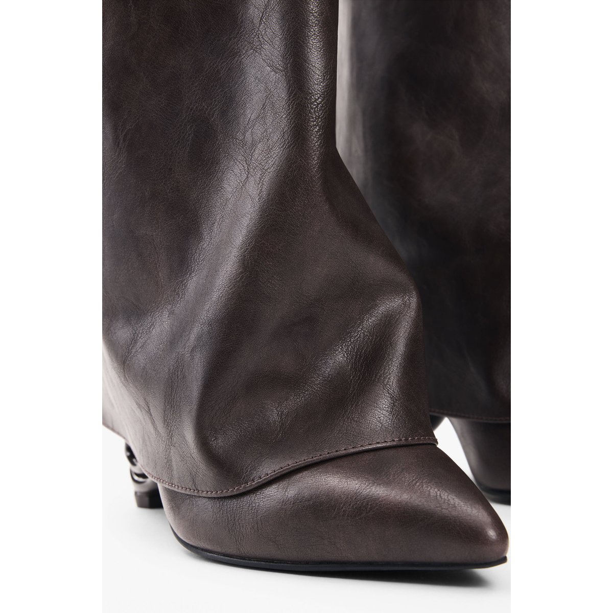 Bottes effet cuir marron, DESIGUAL