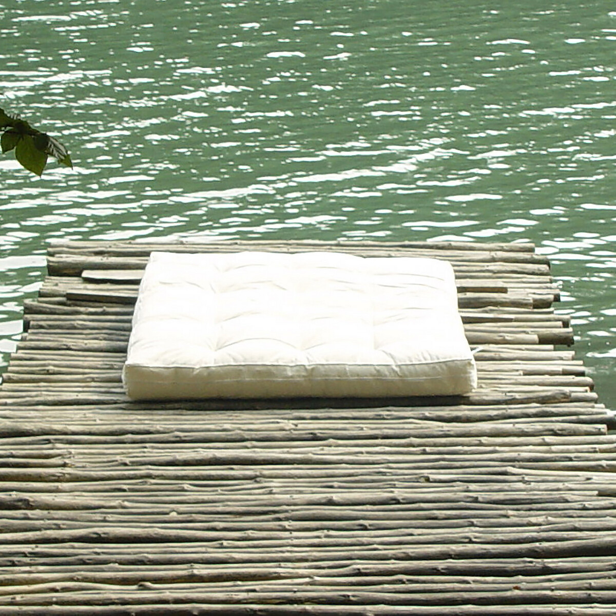 Futon Matratze 100% Baumwolle cremeweiss, EUROPE & NATURE
