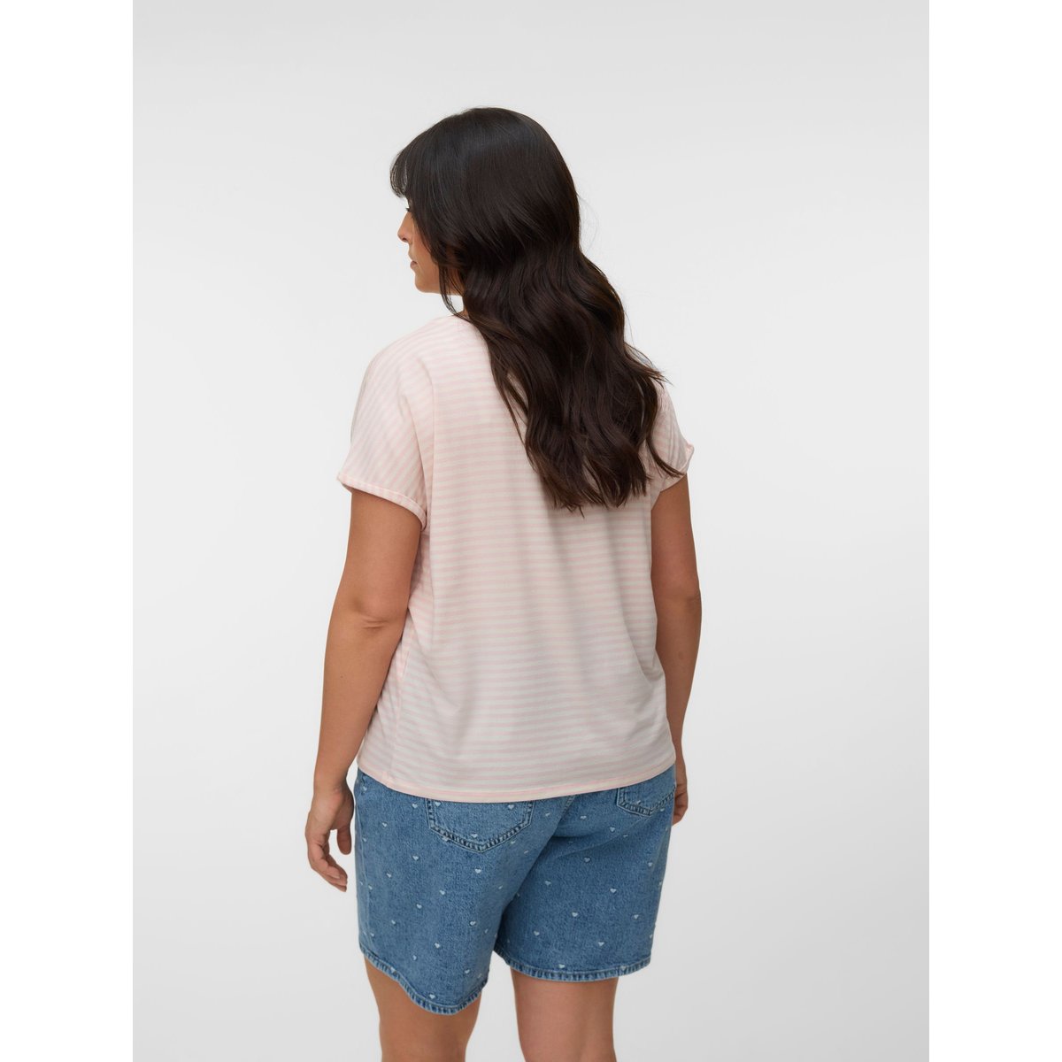 T-Shirt rose - pink-a-boo, VERO MODA