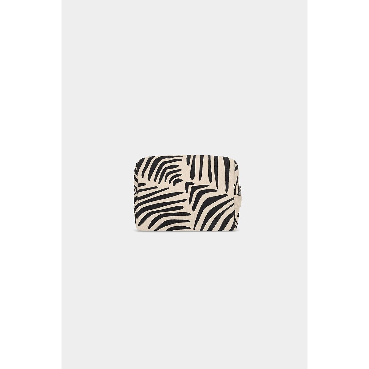 Necessaire LEON mit Zebramuster ecru bedruckt, HINDBAG