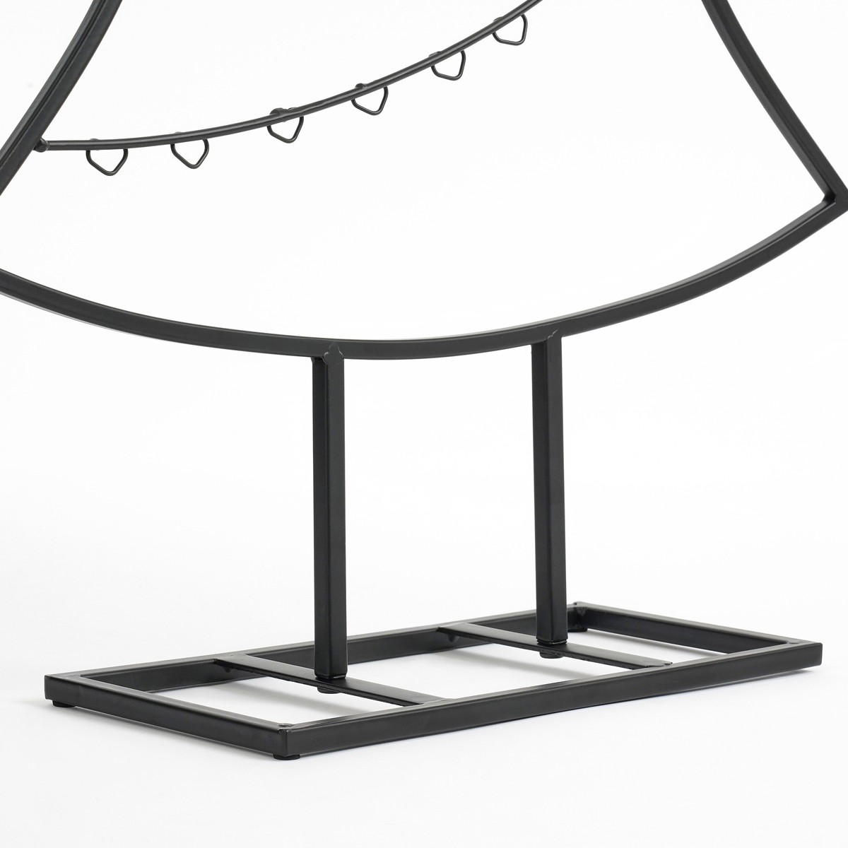 Sapin de Noël décoratif pour ornements H105 cm HOLLIX noir, MICA DECORATIONS