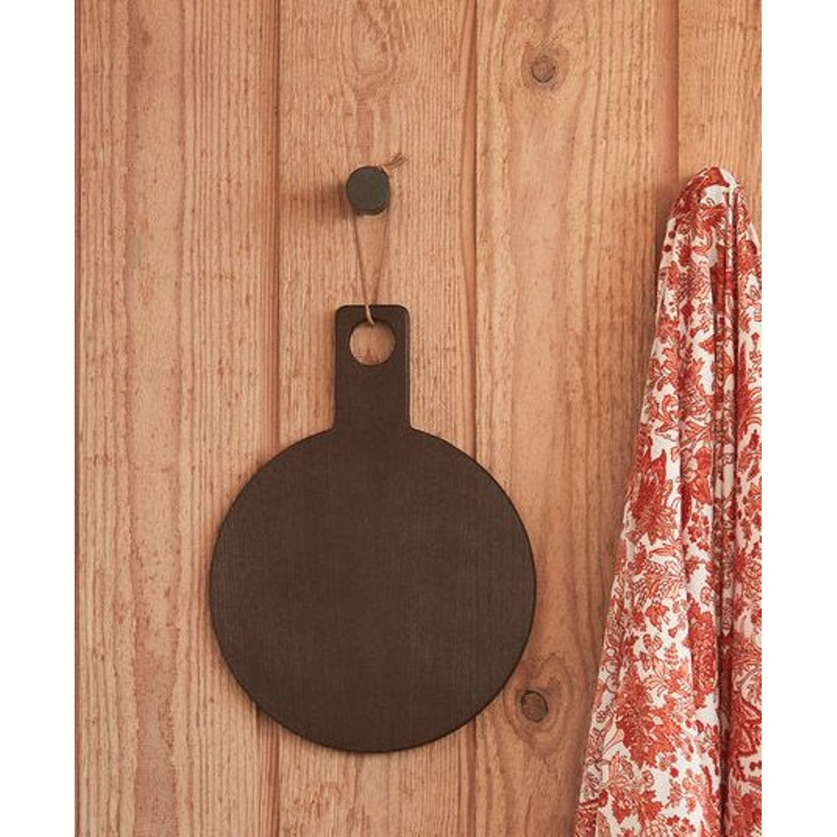Patère en acier inoxydable murale LIVING marron foncé, OYOY LIVING DESIGN