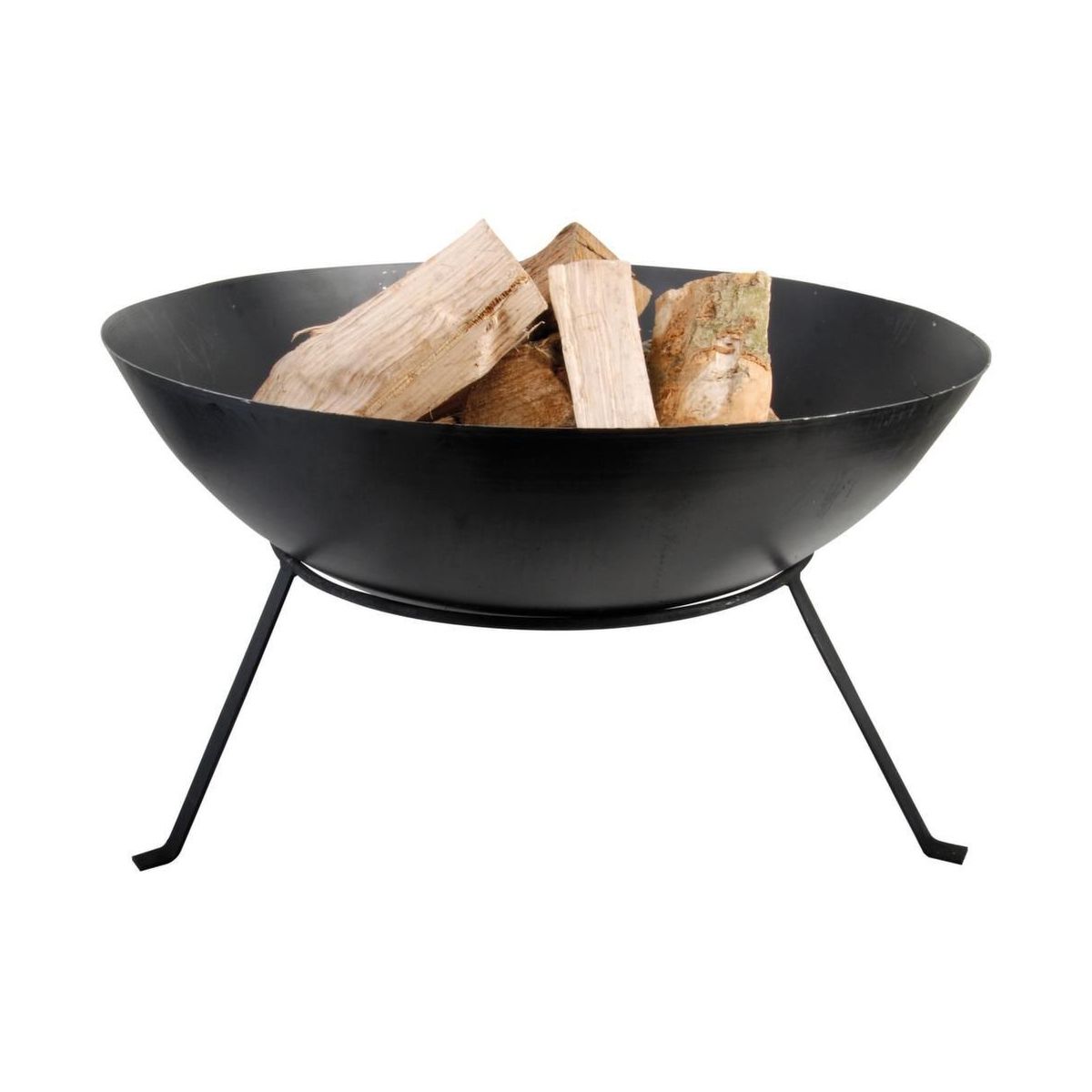 Brasero rond en métal sur pied 59 x 28 cm 6777, FANCY FLAMES