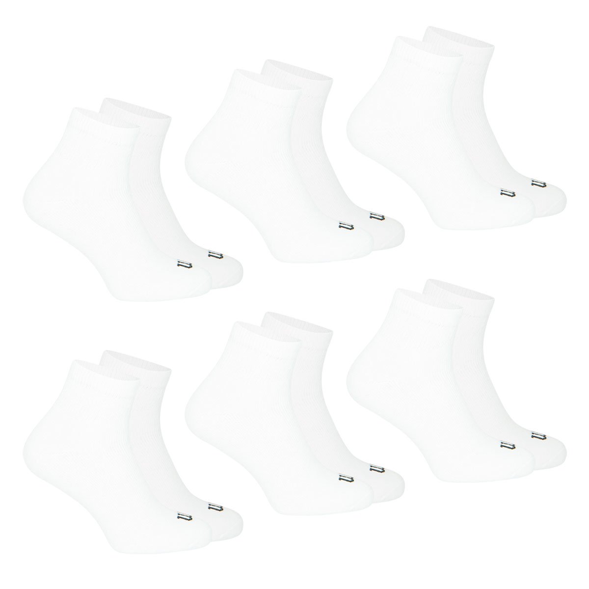 Chaussettes, Lot de 6 paires SPORT blanc, WILSON