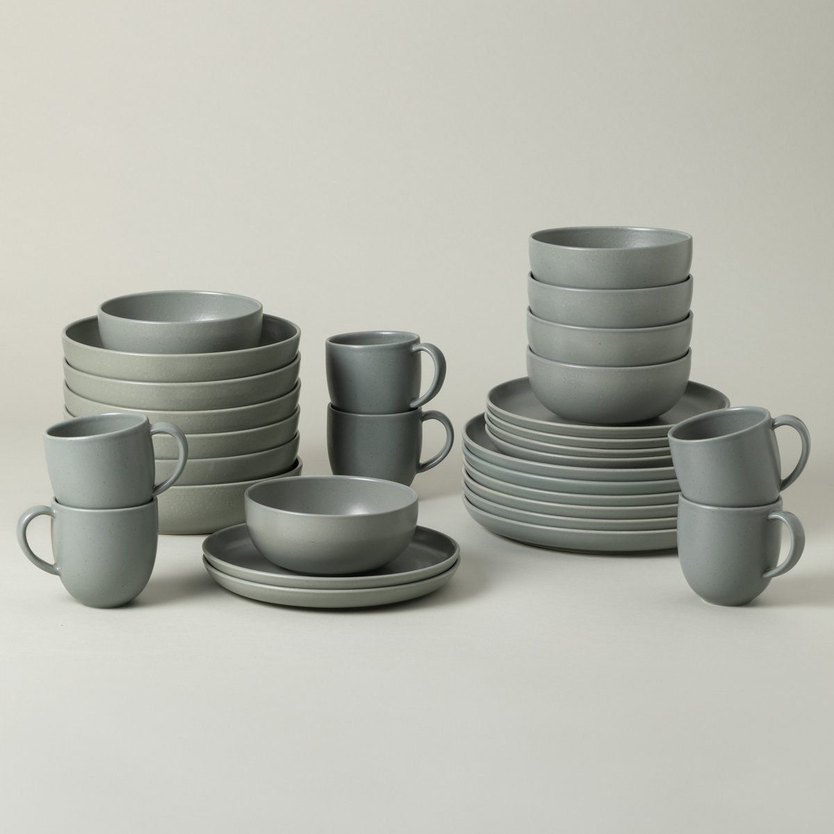 Set Table 30 Pièces avec Tasse Pacifica by Casafina artichoke, COSTA NOVA