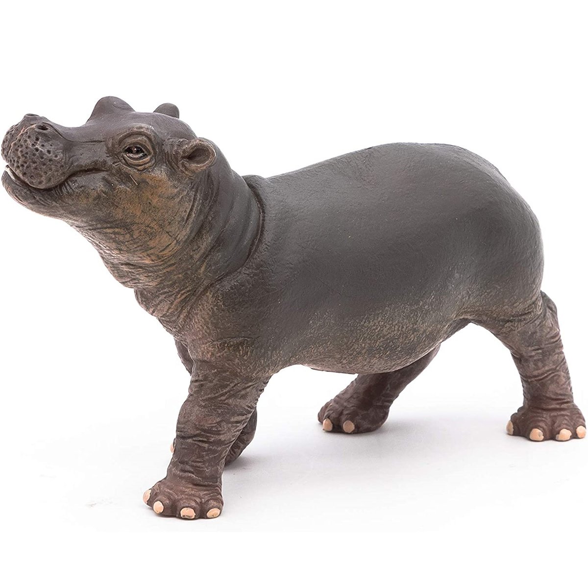Figurine Bébé hippopotame gris, PAPO