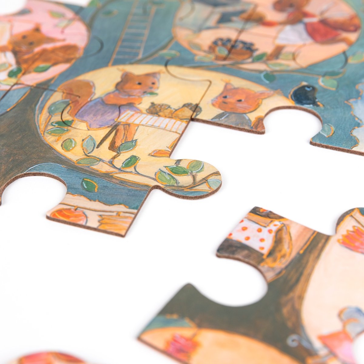 Puzzle L'arbre aux écureuils beige, EGMONT TOYS
