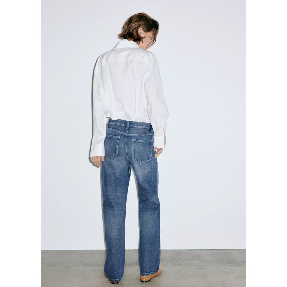 Jean Miami droit taille normale bleu foncé, MANGO