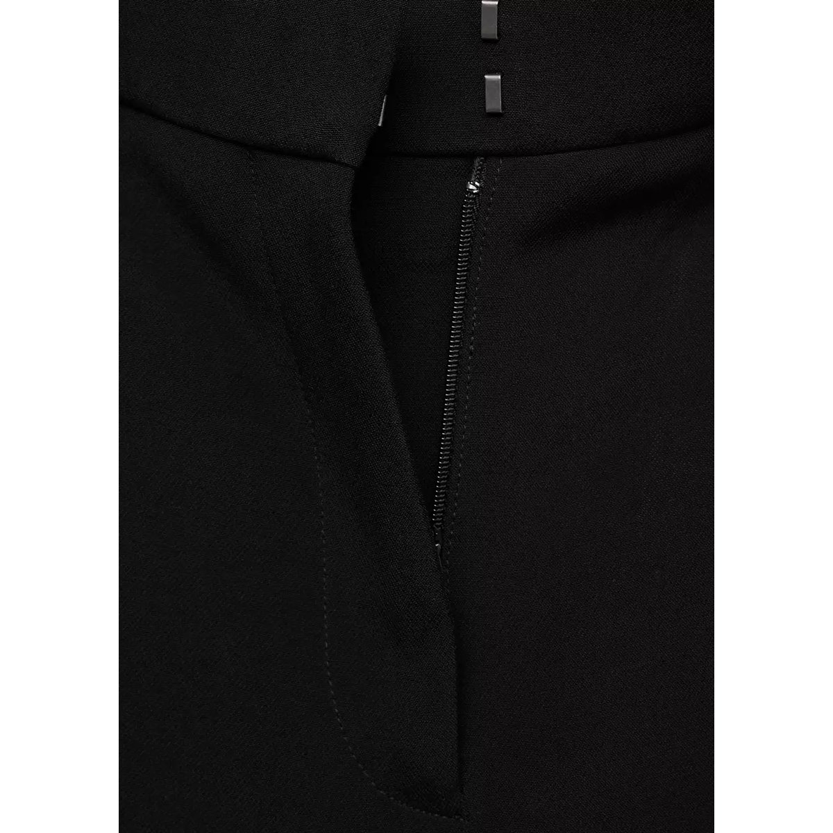 Pantalon droit costume noir, MANGO