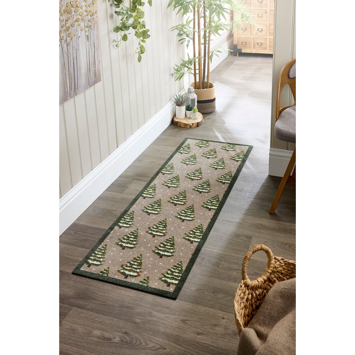 Christmas My Winter Trees Runner green, MY MAT