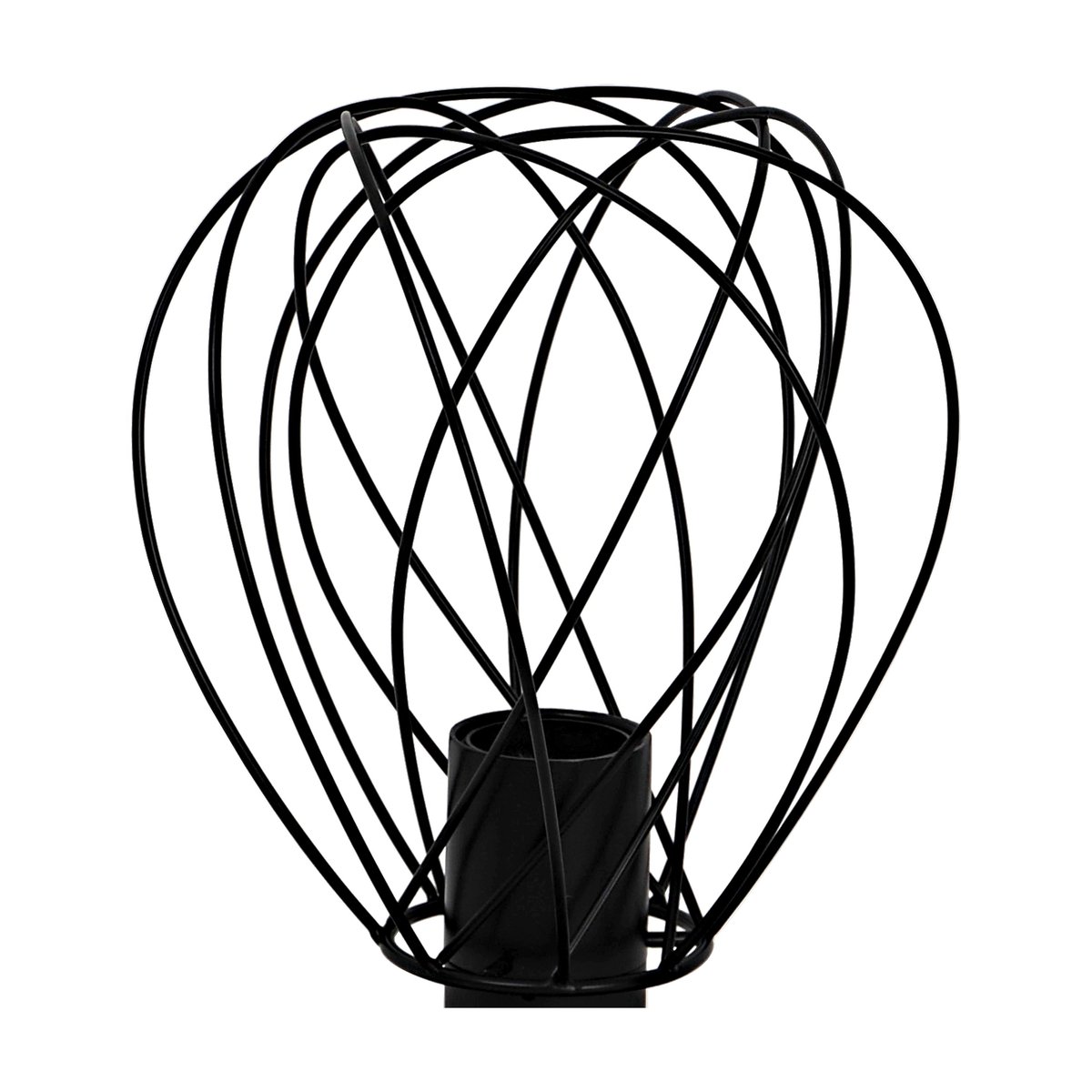 Lampe à poser en métal, MERONE noir, INSPIRE