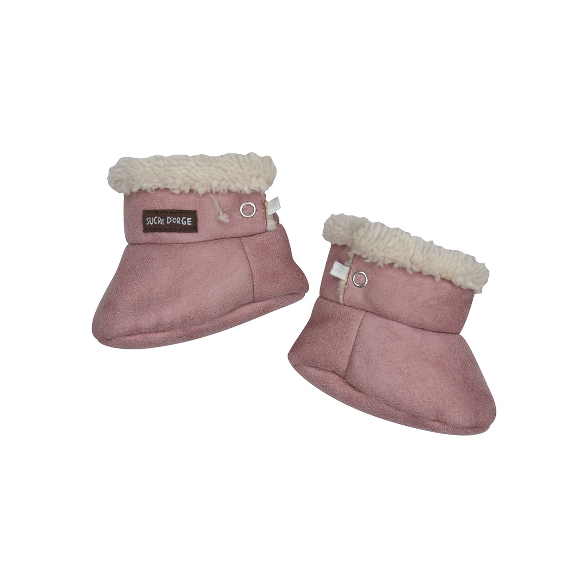 Chaussons bebe noelise rose, SUCRE D'ORGE