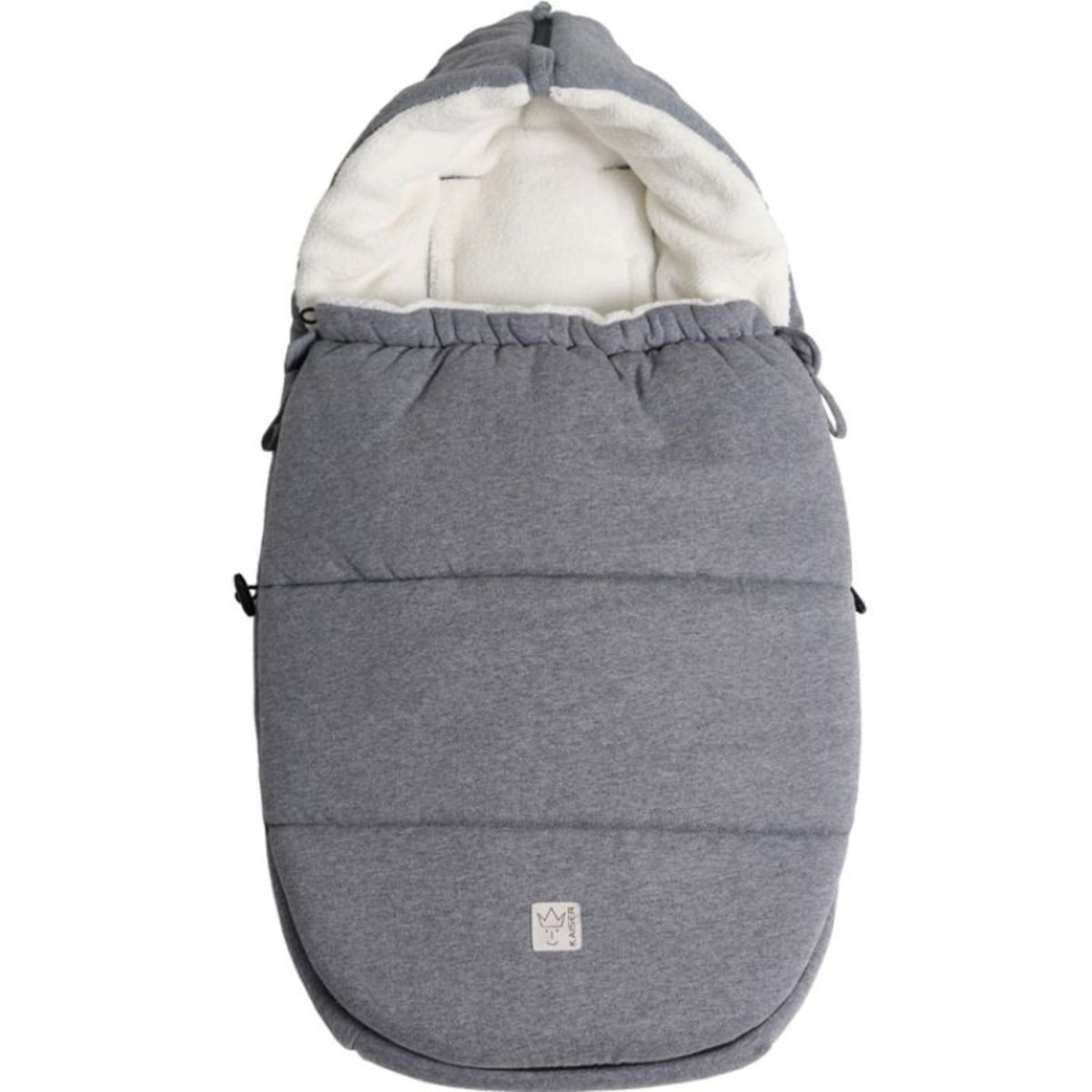 Chancelière universelle pour cosy Jersey Hood gris, blanc, KAISER