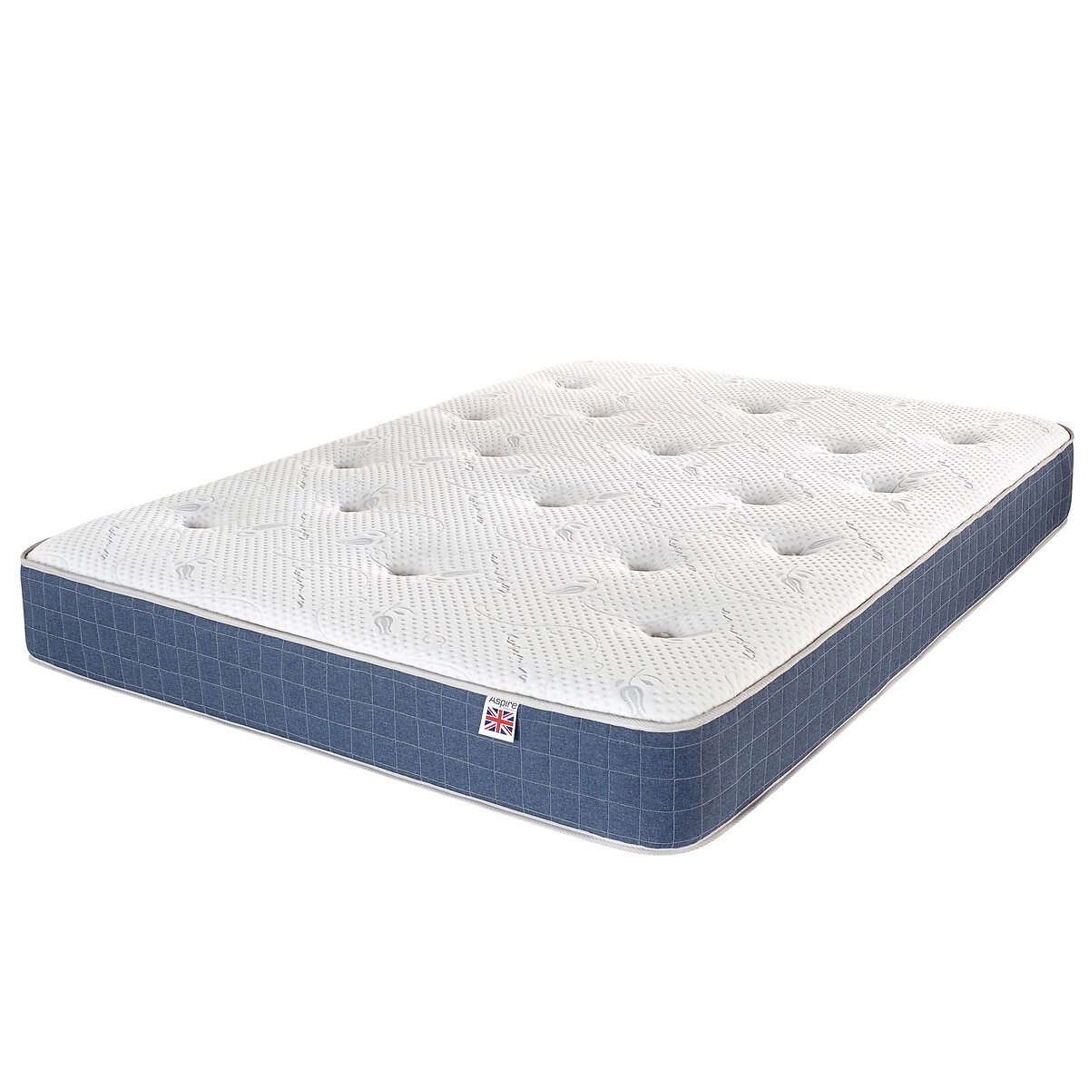 Cashmere Duo Season Pocket+ Mattress white, ASPIRE