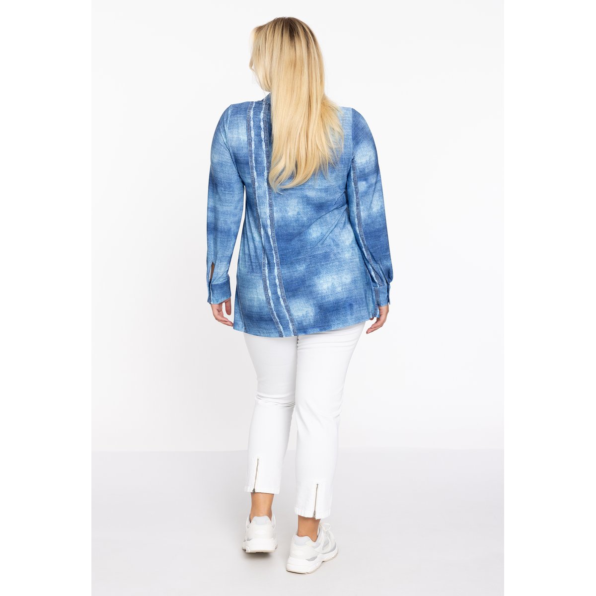 Chemise imprimé / imprimée bleu, YOEK