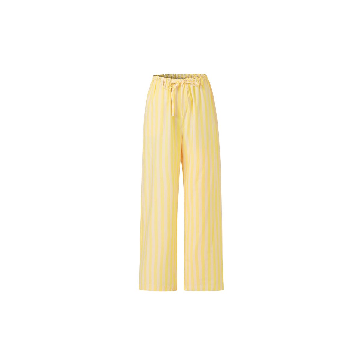 Pantalon en coton MIRA jaune beurre, FRNCH