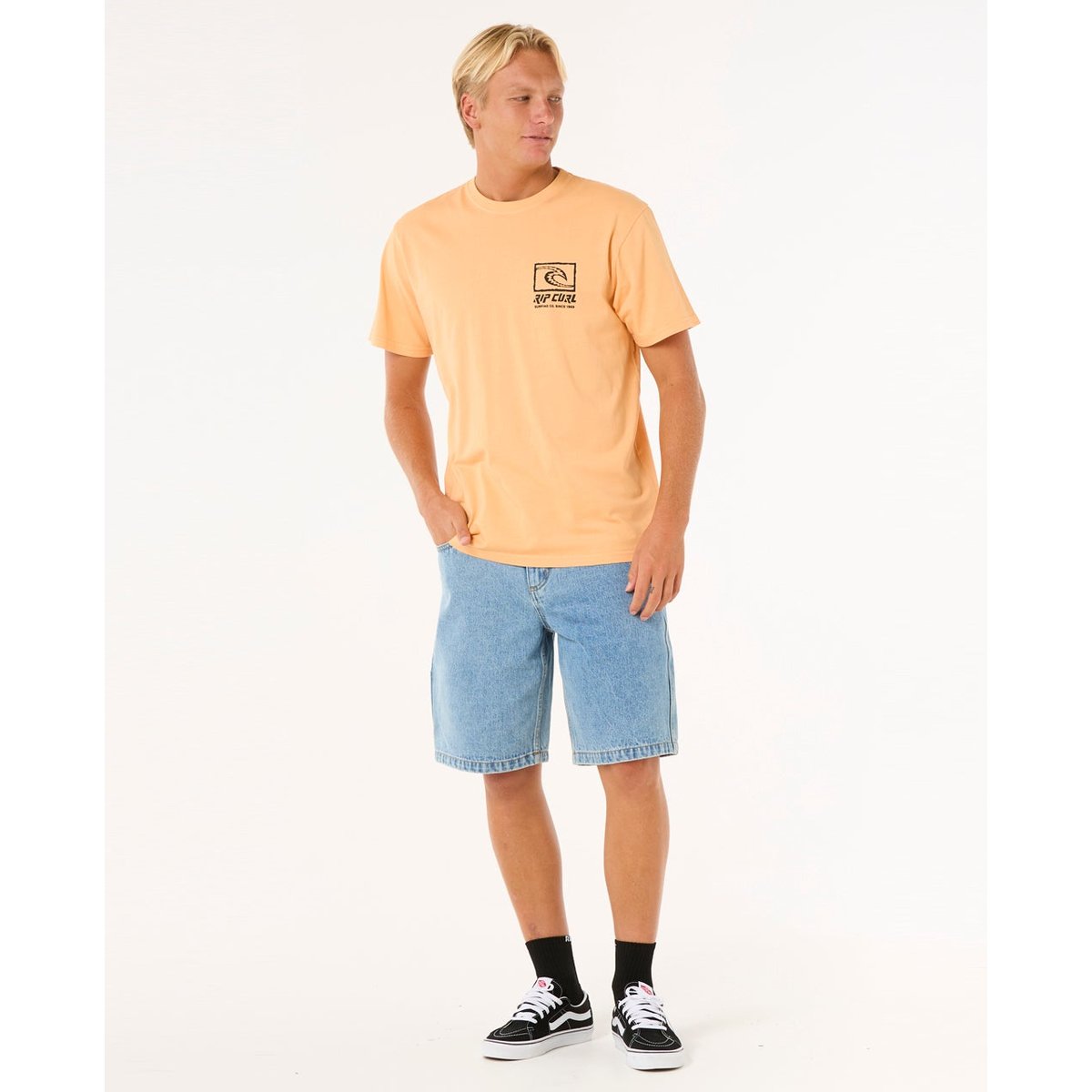 T-shirt RAW ENERGY TRAD TEE zeste de mandarine, RIP CURL