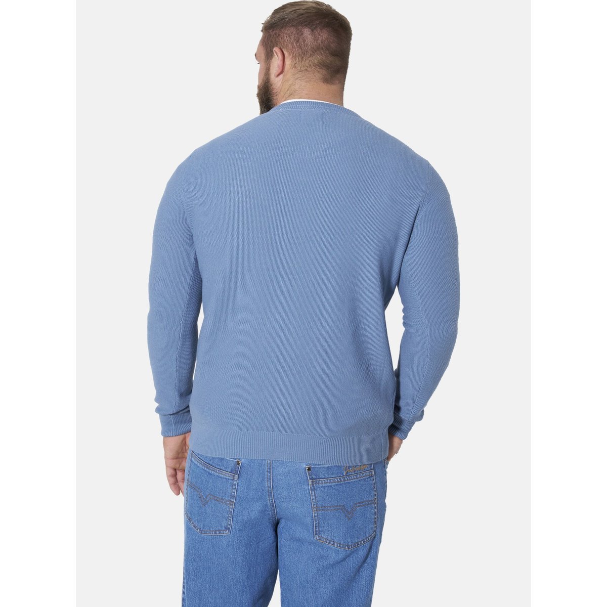Pull KOLBEIN bleu, JAN VANDERSTORM