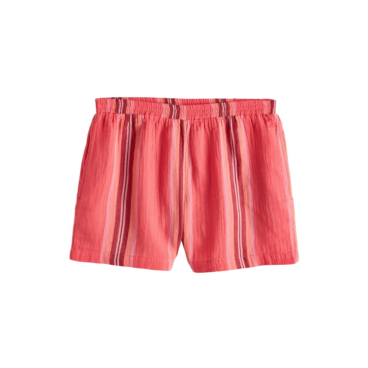 Ensemble caraco rayé et short rose/orange, NEXT