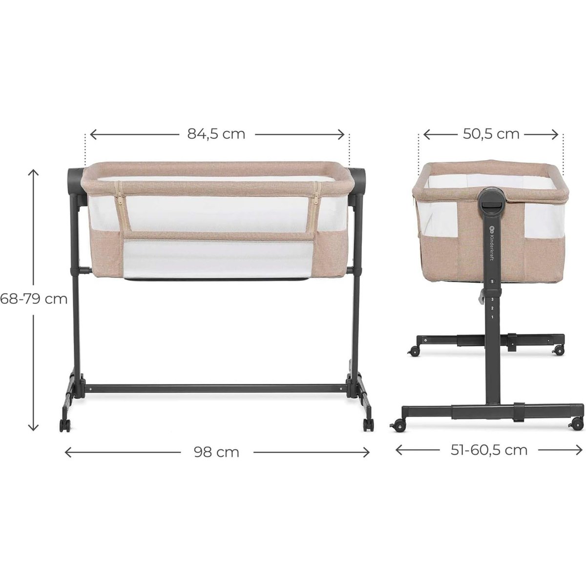 Lit cododo Nestee Up² beige, KINDERKRAFT