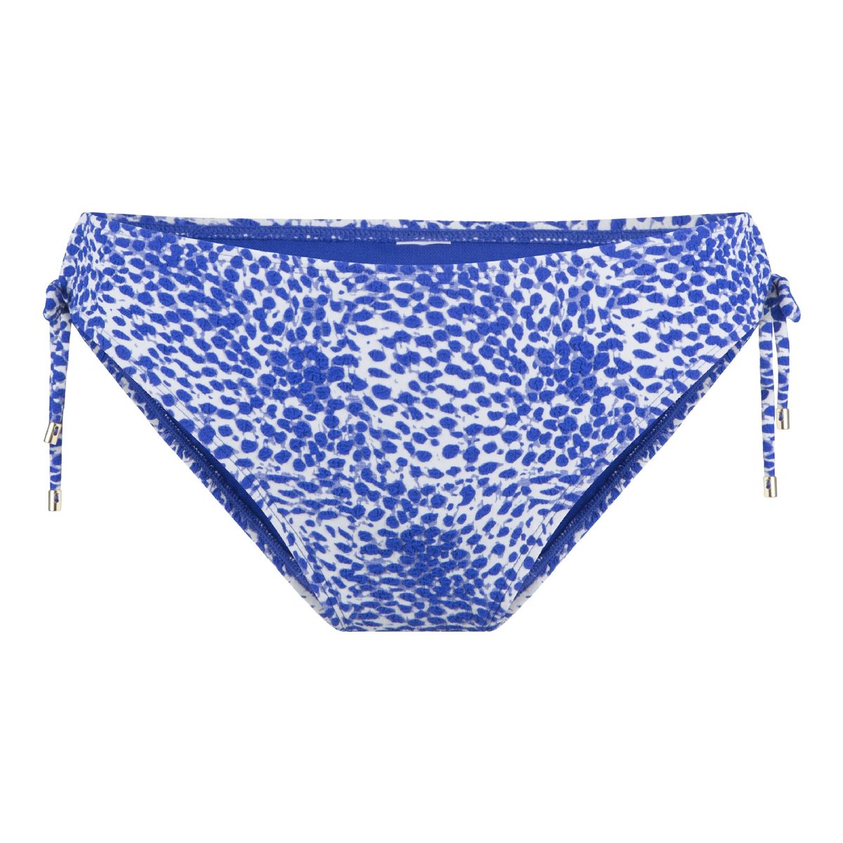 Bas de maillot de bain culotte imprimé bleu blanc, LINGADORE