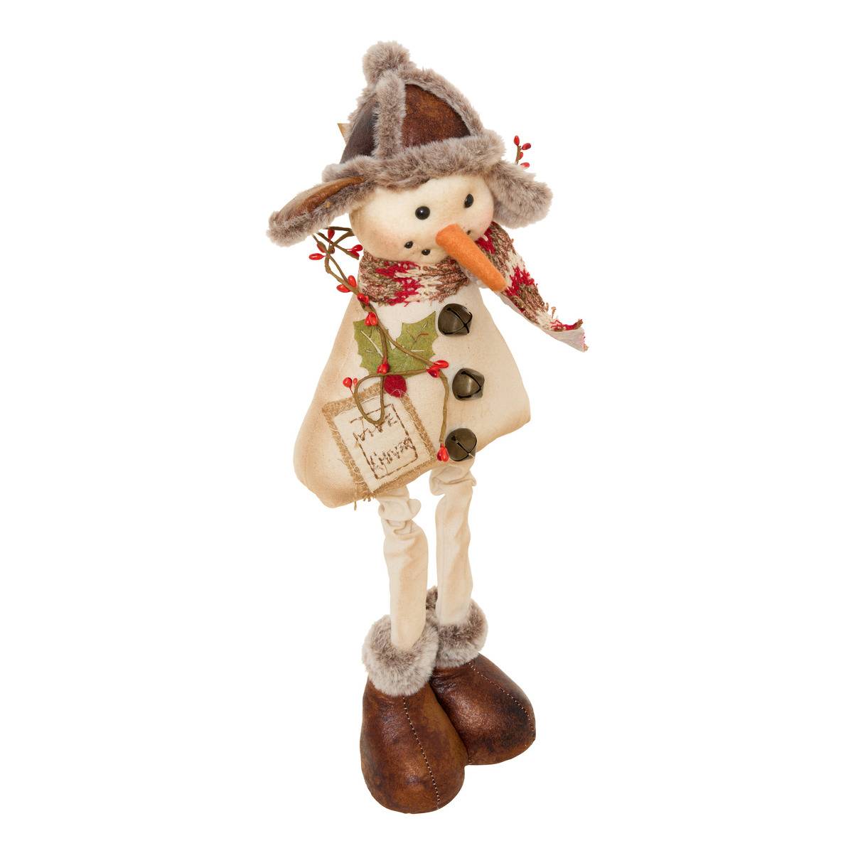 Bonhomme de neige de Noël bras en branches H. 45 cm modèle b, FEERIC LIGHTS & CHRISTMAS
